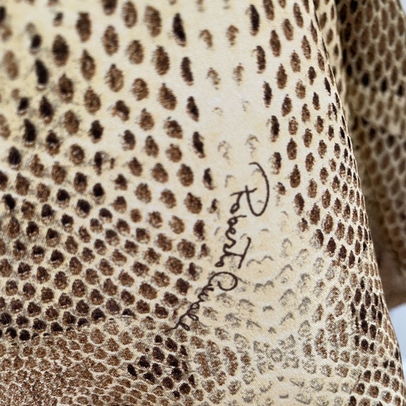 Genuine Roberto Cavalli Mini, Animal Print Wrap Dress - Picture 7 of 16